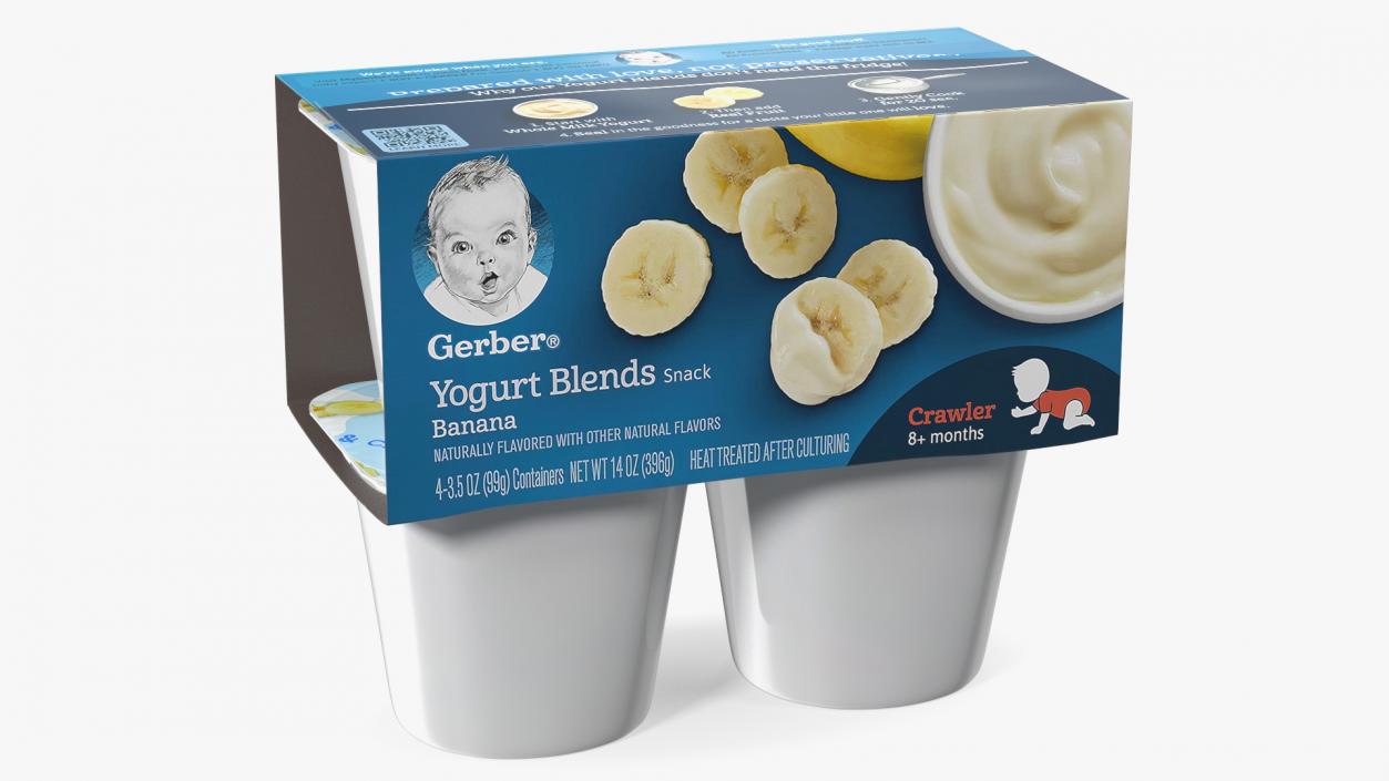 Baby Food Gerber Collection 5 3D model