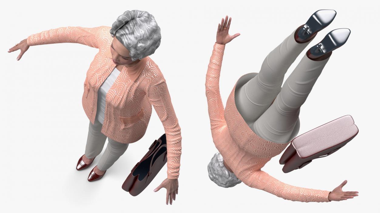 3D Asian Woman Everyday Style Rigged model