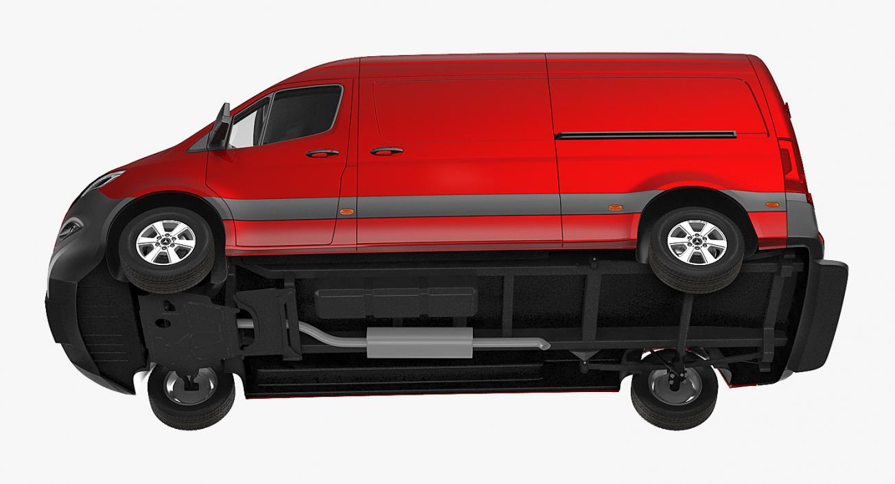 3D Mercedes Sprinter Van 2019