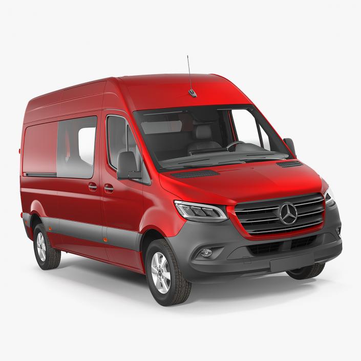 3D Mercedes Sprinter Van 2019