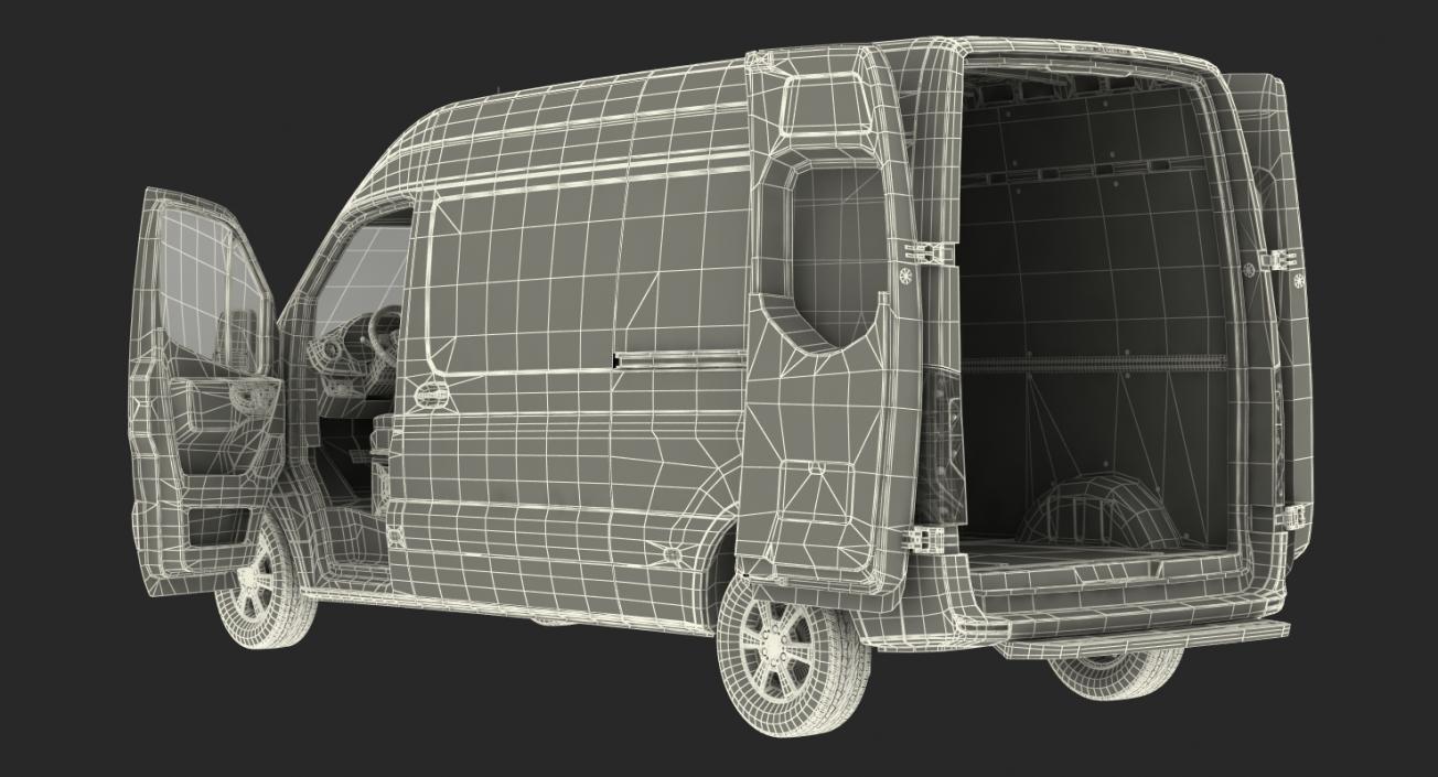 3D Mercedes Sprinter Van 2019