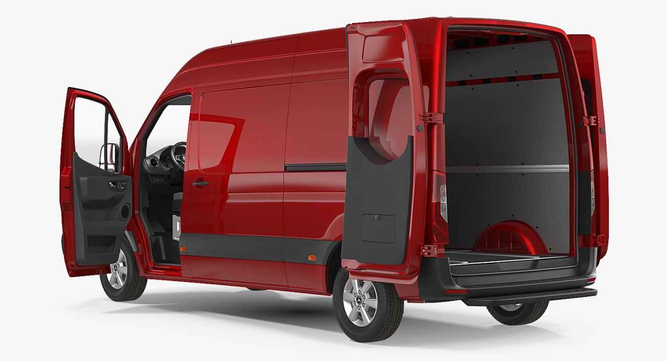 3D Mercedes Sprinter Van 2019