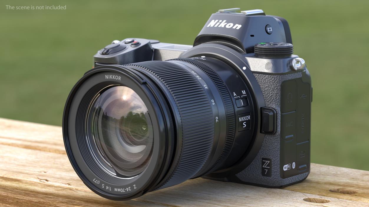 Nikon Z7 with Nikon Z 24 70mm f4 S Lens 3D model