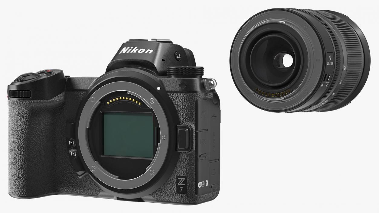 Nikon Z7 with Nikon Z 24 70mm f4 S Lens 3D model