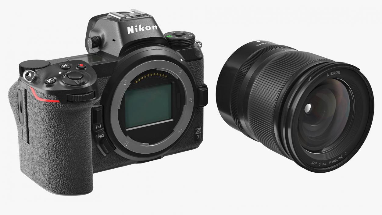 Nikon Z7 with Nikon Z 24 70mm f4 S Lens 3D model