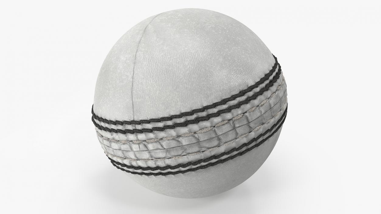 Cricket Ball White Fur 3D