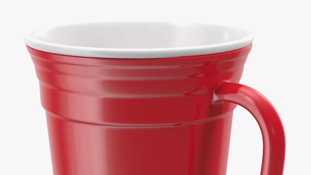 Reusable Plastic Coffee Cup 3D