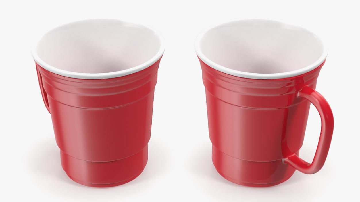 Reusable Plastic Coffee Cup 3D