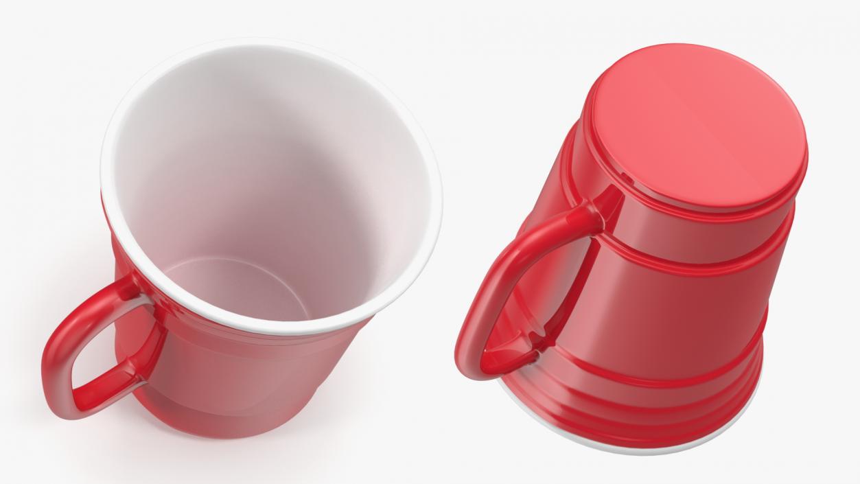 Reusable Plastic Coffee Cup 3D