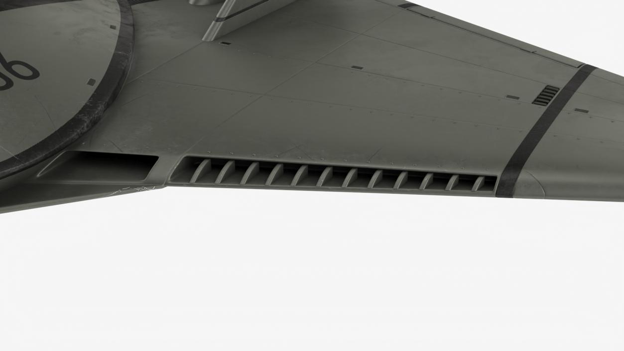 3D Futuristic Stealth Fighter Aircraft Rigged for Cinema 4D 2 model