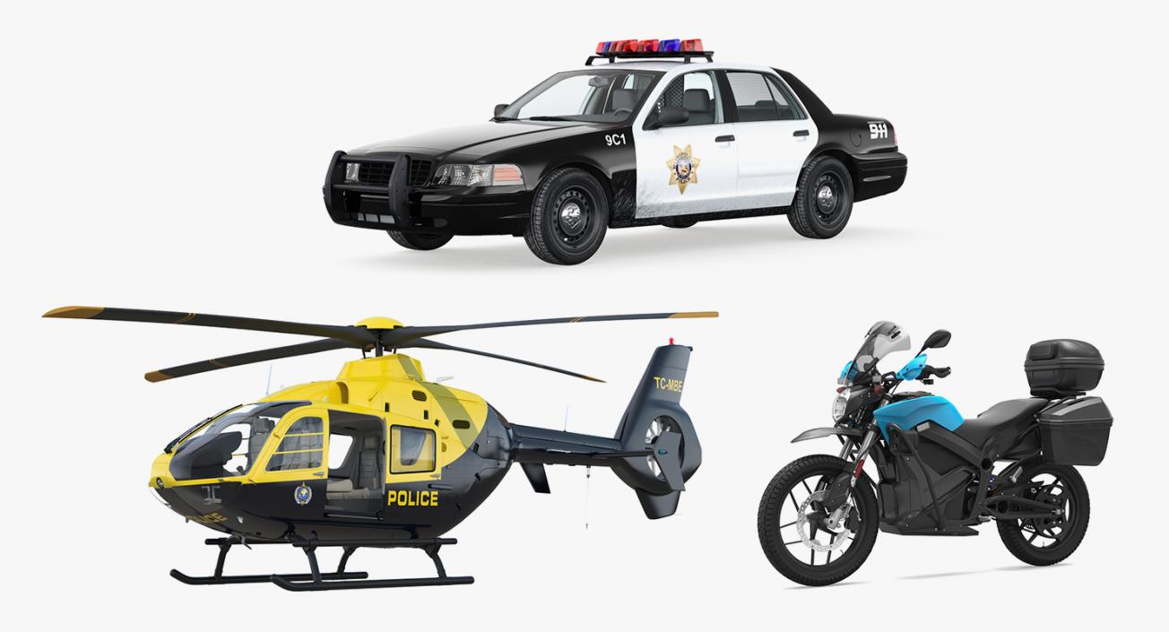 Police Transport Collection 3D