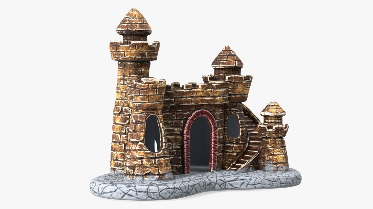 3D Castle Aquarium Decoration