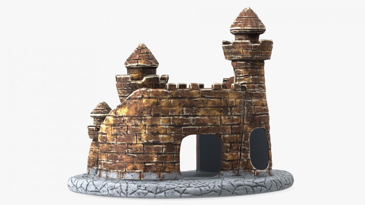 3D Castle Aquarium Decoration