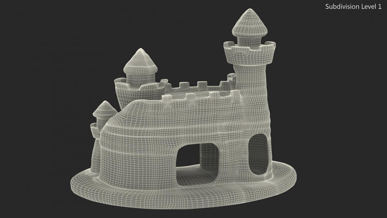 3D Castle Aquarium Decoration