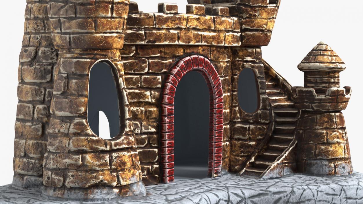 3D Castle Aquarium Decoration