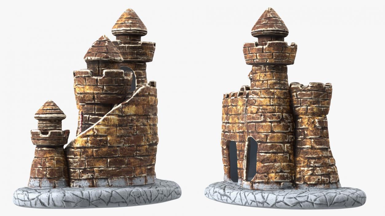 3D Castle Aquarium Decoration