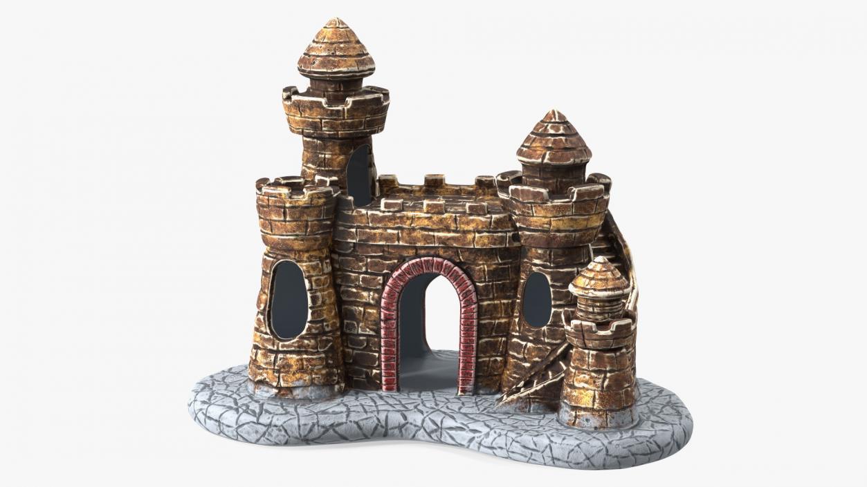 3D Castle Aquarium Decoration