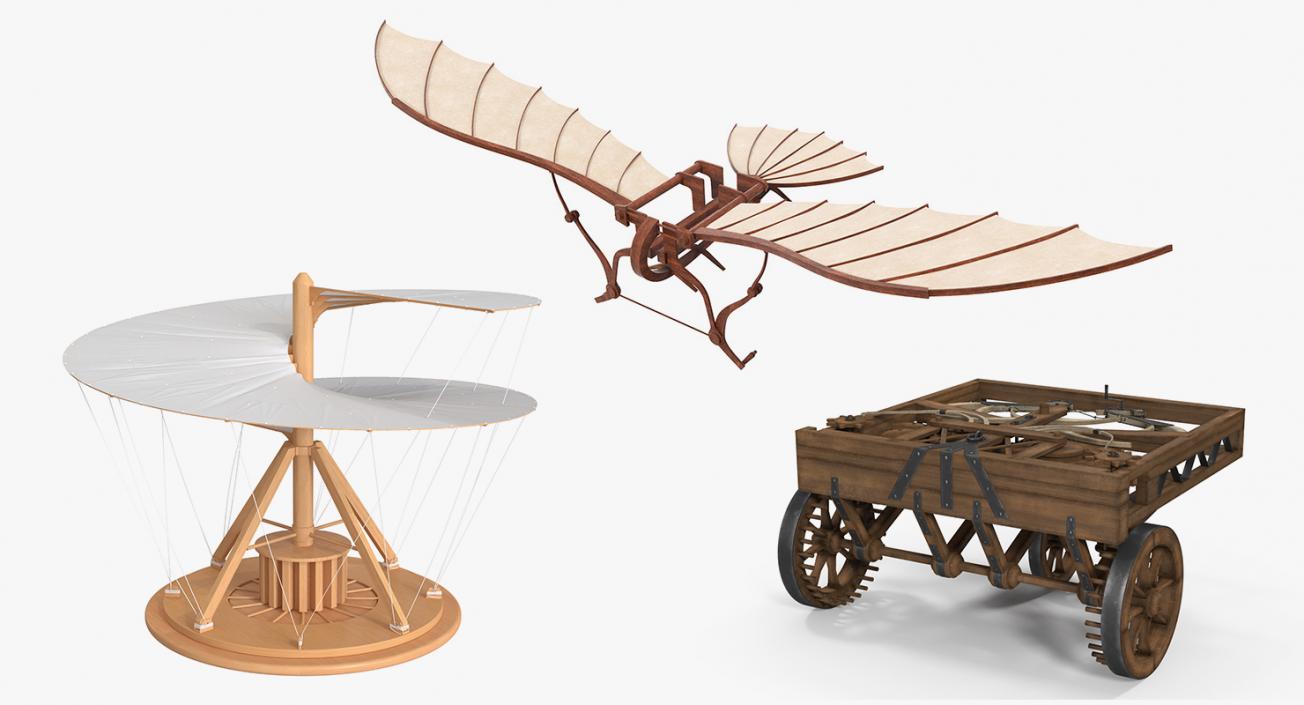 Leonardo da Vinci Vehicles Collection 2 3D model