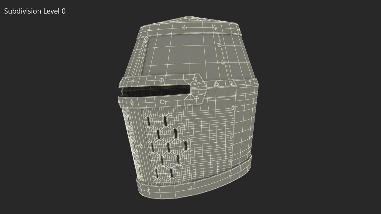 3D model Crusader Helmet