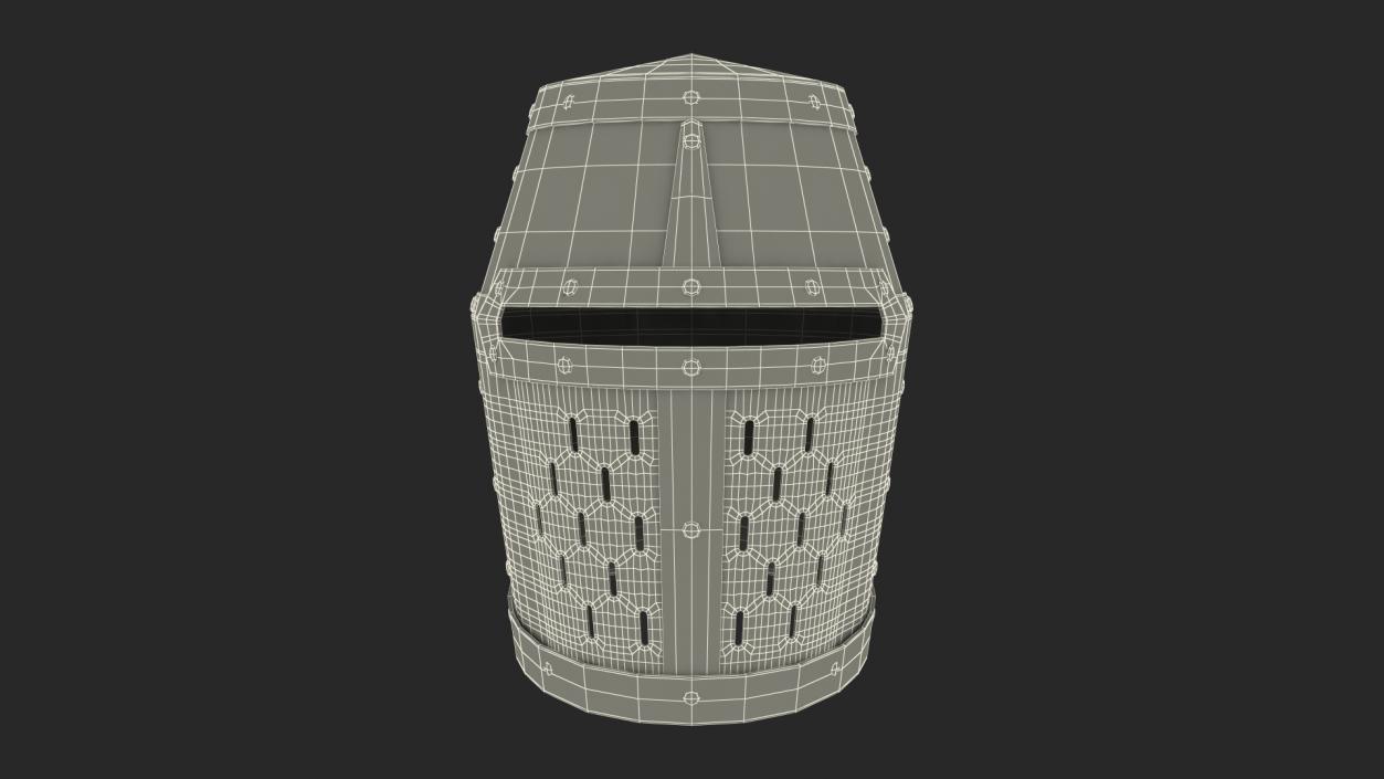 3D model Crusader Helmet