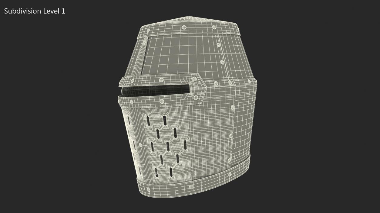 3D model Crusader Helmet