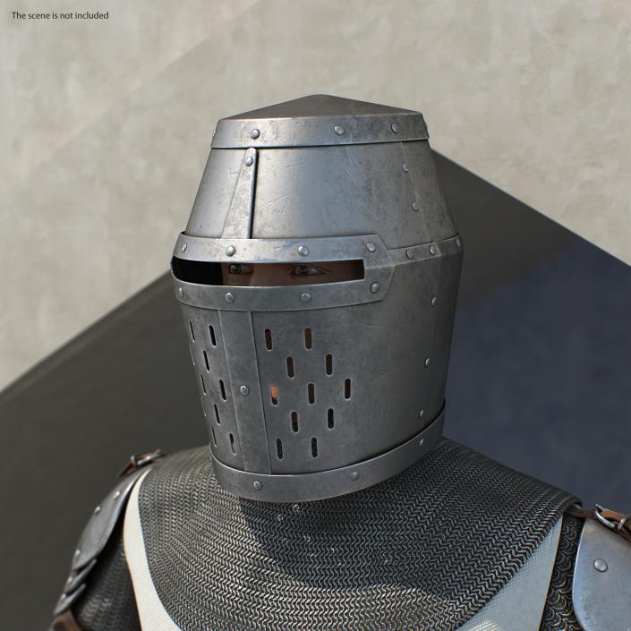 3D model Crusader Helmet