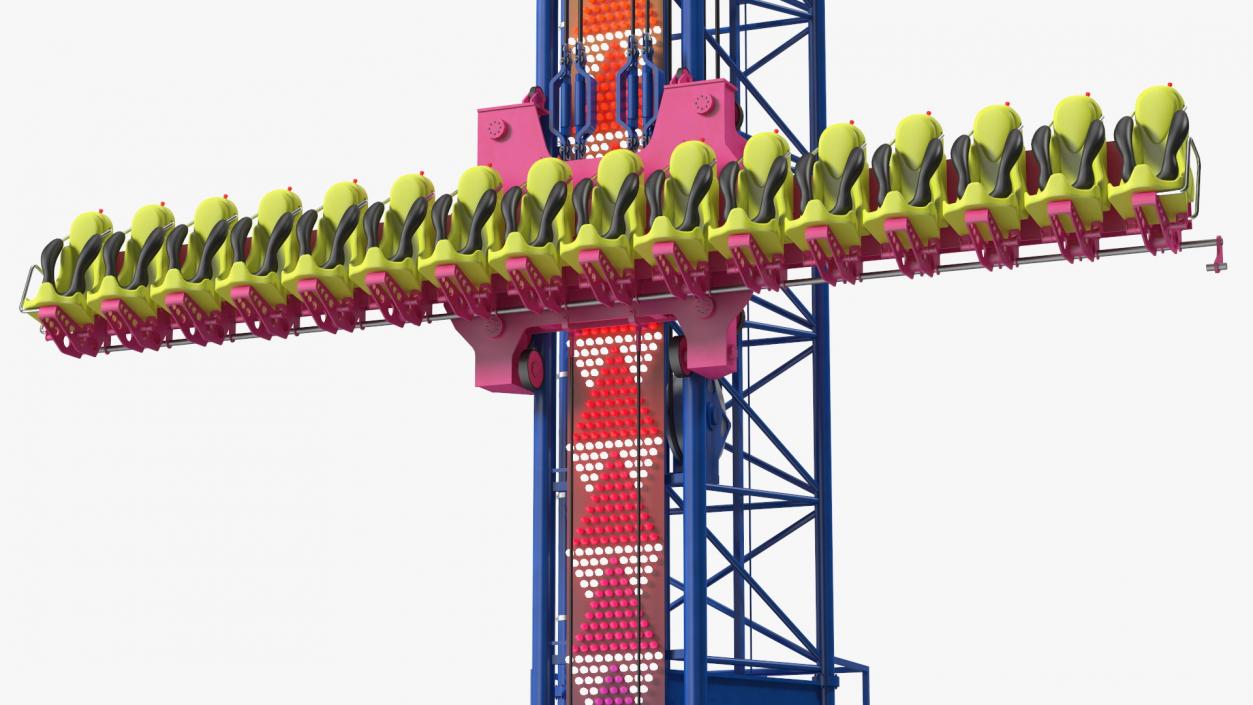 Sky Drop Tower 3D model