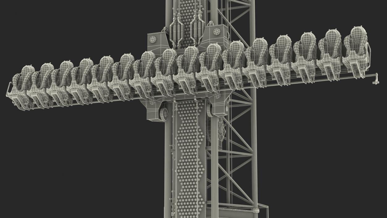 Sky Drop Tower 3D model