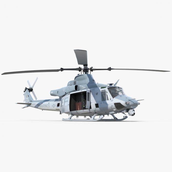 Bell Venom Helicopter Rigged for Maya 3D