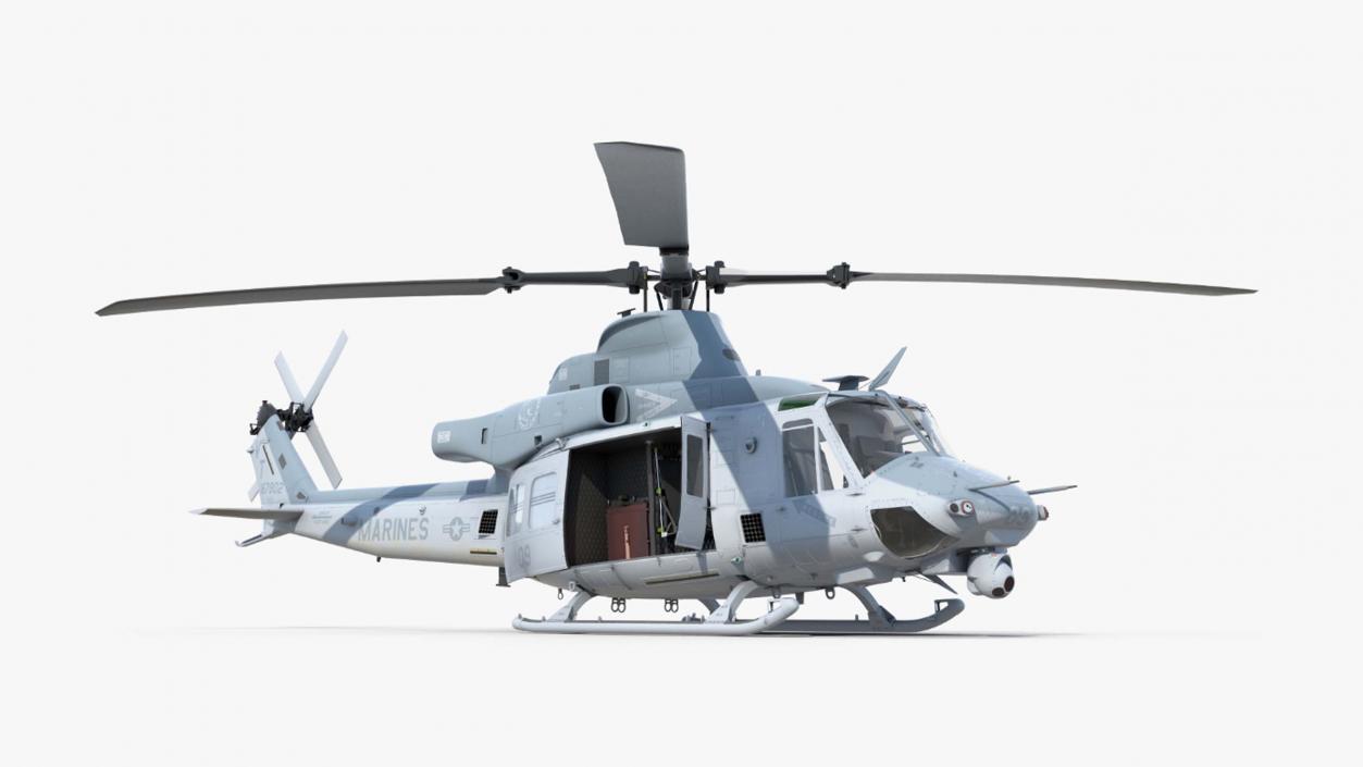 Bell Venom Helicopter Rigged for Maya 3D