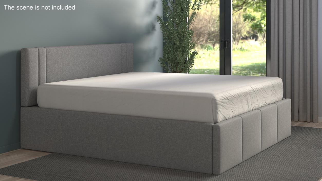 3D Lifting Bed with Storage Function model