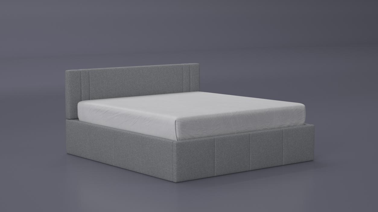 3D Lifting Bed with Storage Function model