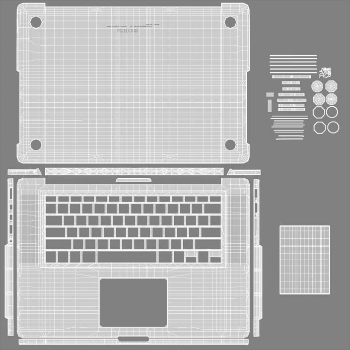 Computer Workplace Set 3D