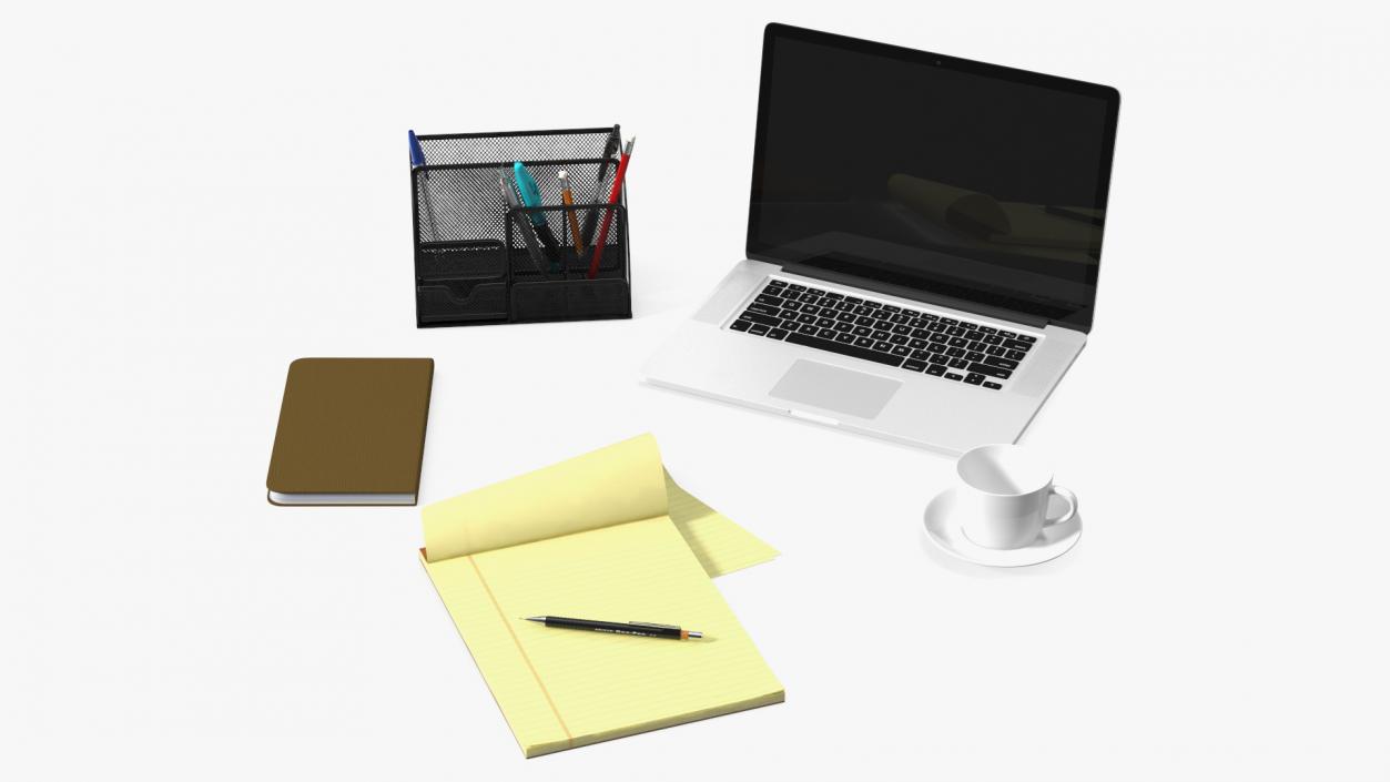 Computer Workplace Set 3D