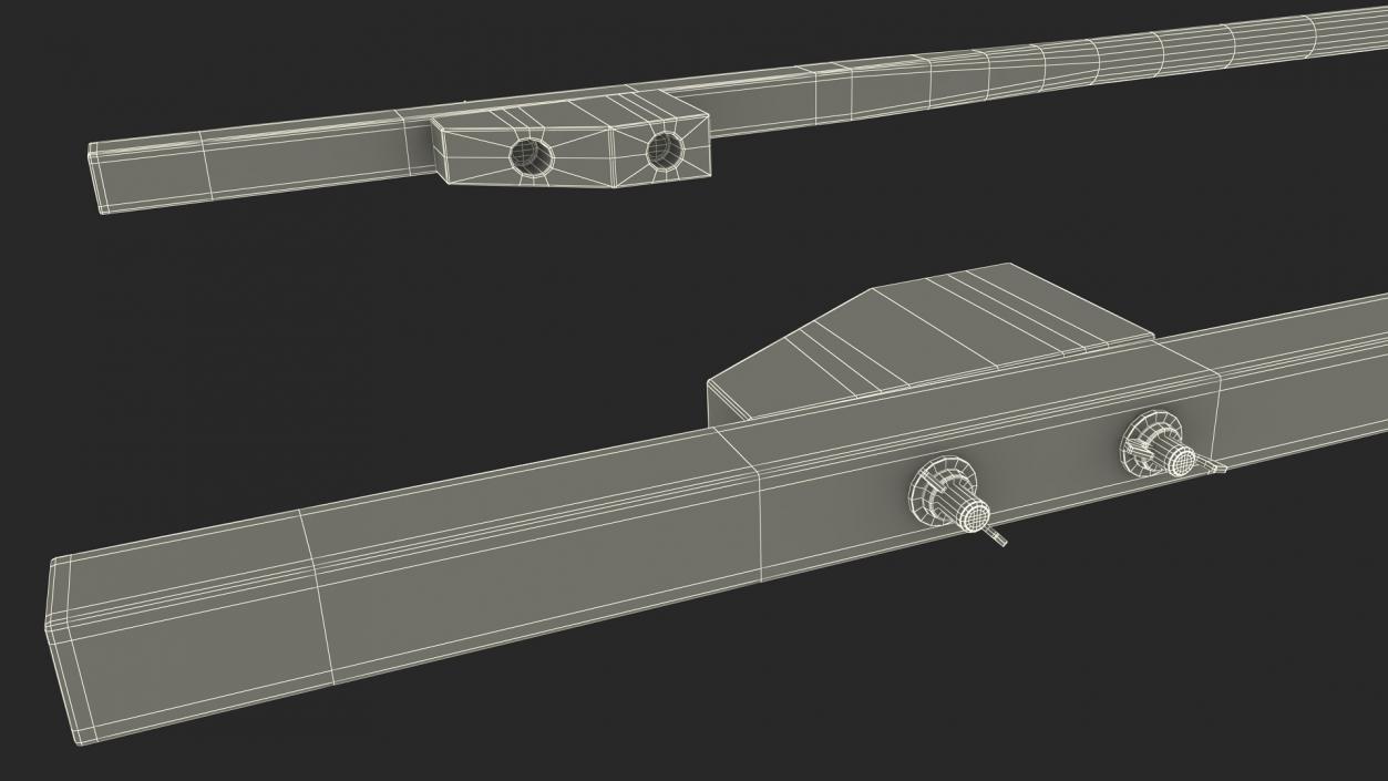 3D Foot Wooden Stilts model