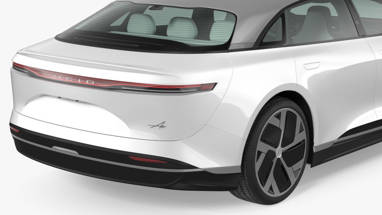 3D Electric Luxury Sedan Lucid Air