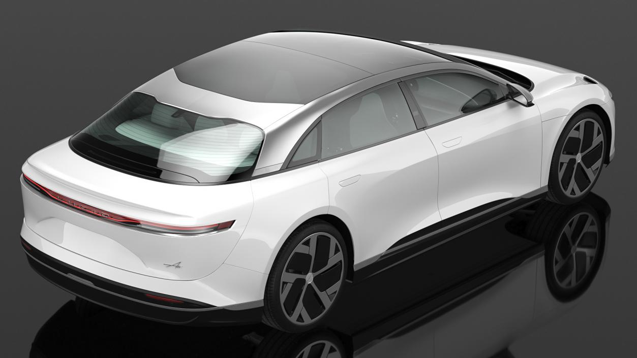 3D Electric Luxury Sedan Lucid Air