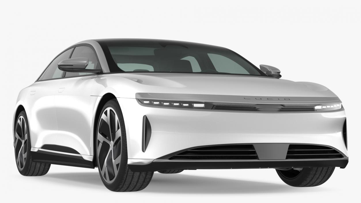 3D Electric Luxury Sedan Lucid Air