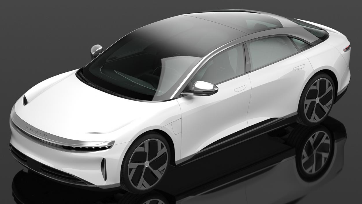 3D Electric Luxury Sedan Lucid Air