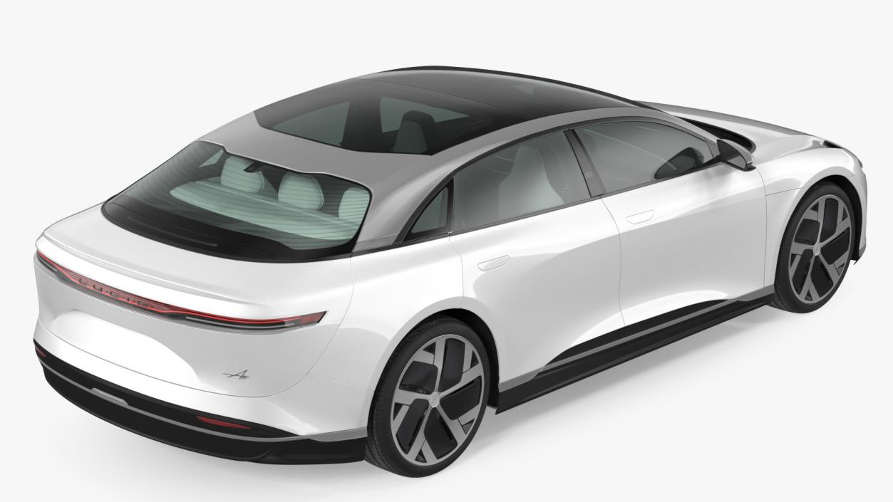 3D Electric Luxury Sedan Lucid Air