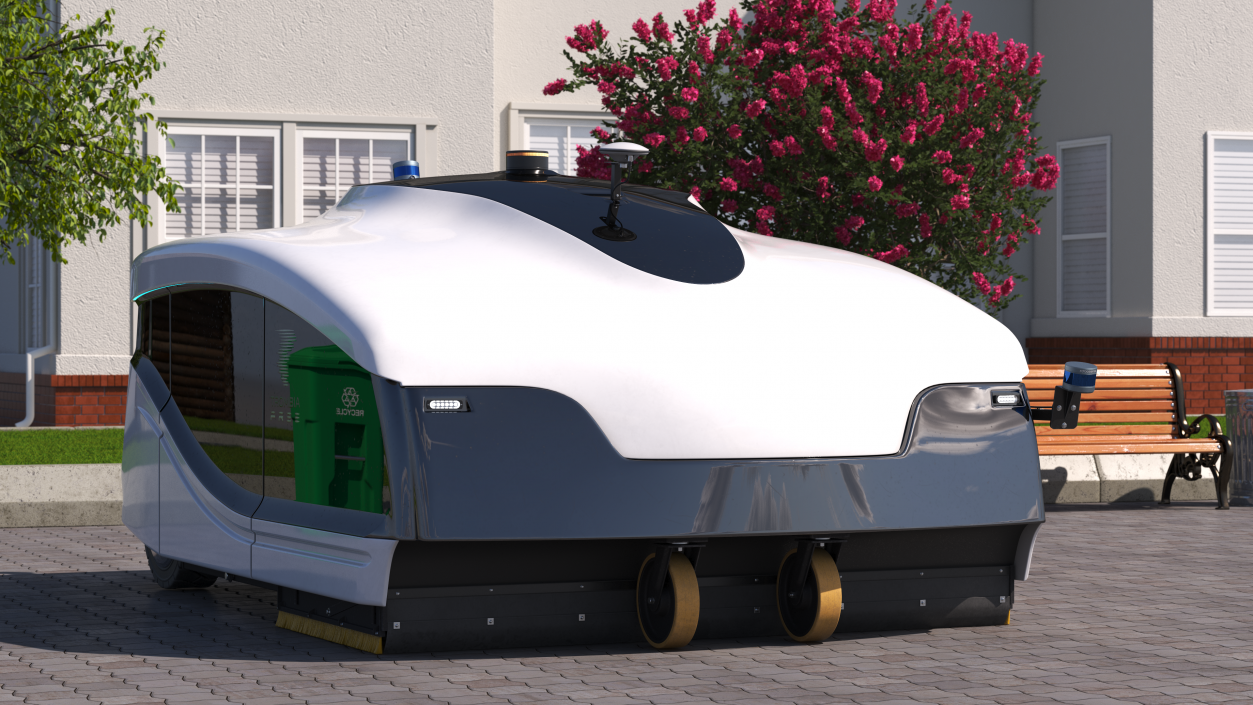 3D model Autonomous Electric Sweeper Trombia Free