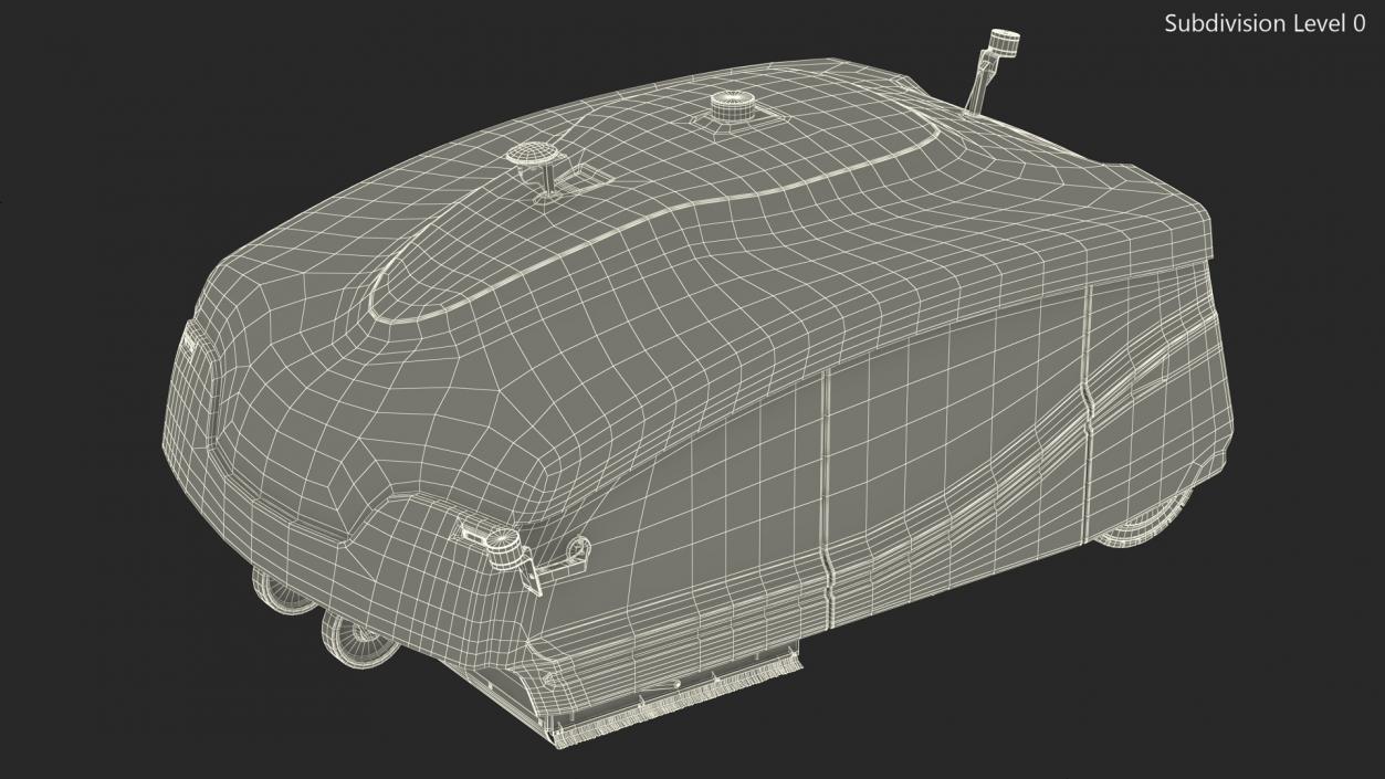 3D model Autonomous Electric Sweeper Trombia Free