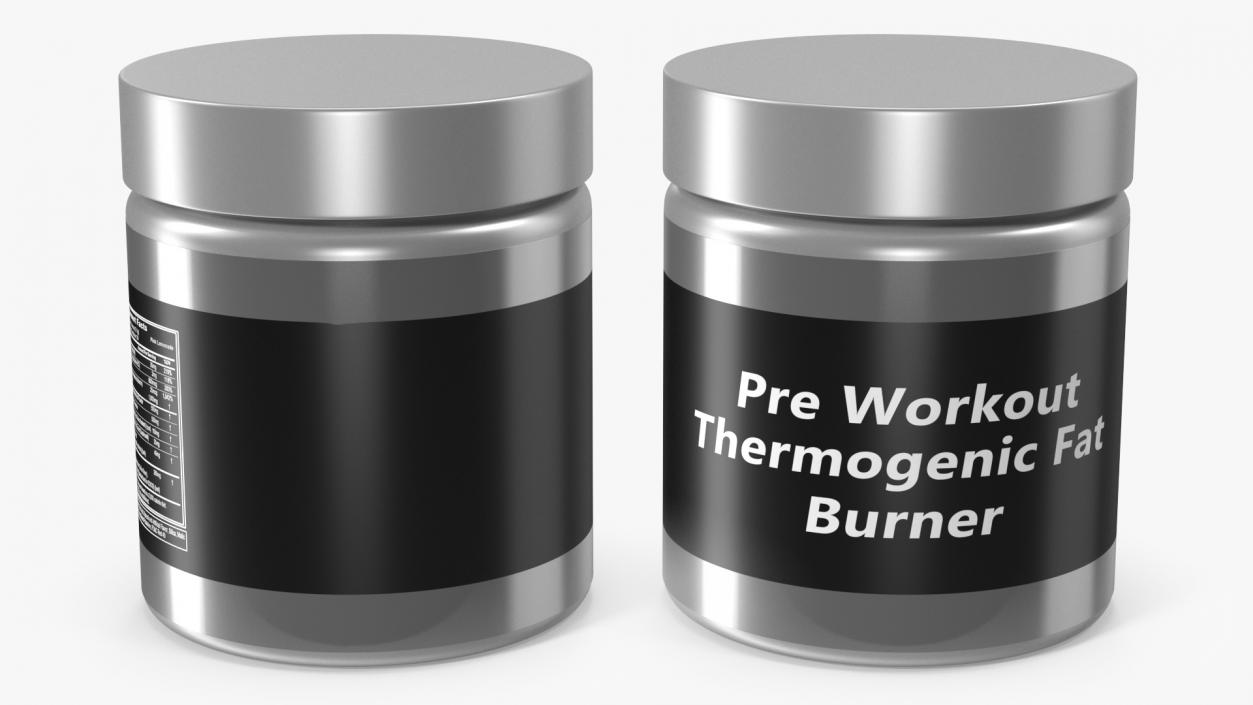 Pre Workout Thermogenic Fat Burner 3D model