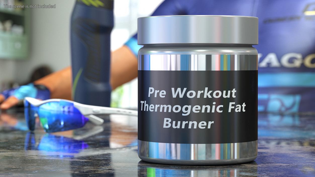 Pre Workout Thermogenic Fat Burner 3D model