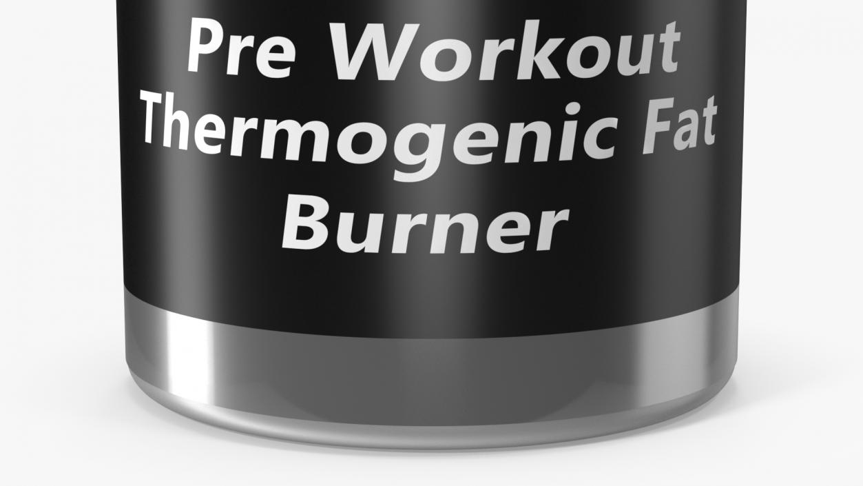 Pre Workout Thermogenic Fat Burner 3D model