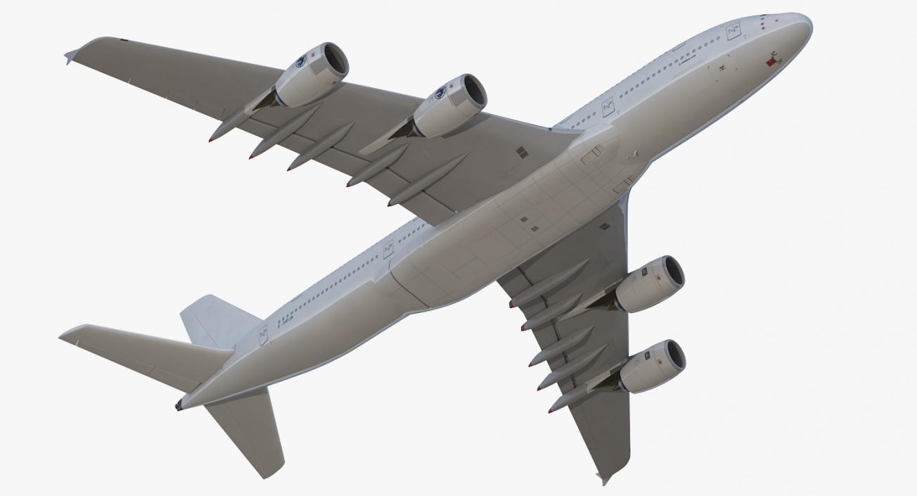 3D Airbus A380-1000 Generic Rigged