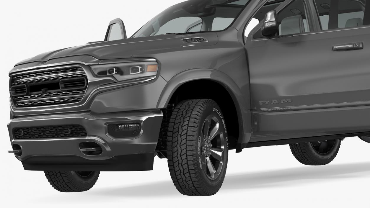 Pickup Truck Dodge RAM 1500 2020 Rigged 3D model