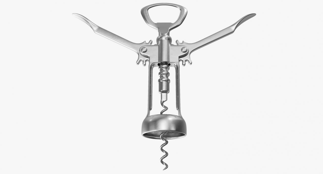 3D Wing Corkscrew Wine Opener