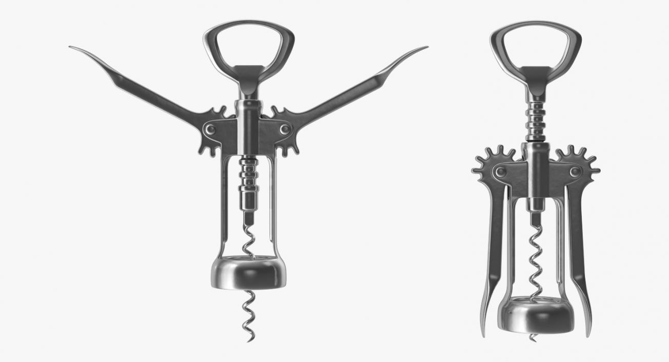 3D Wing Corkscrew Wine Opener