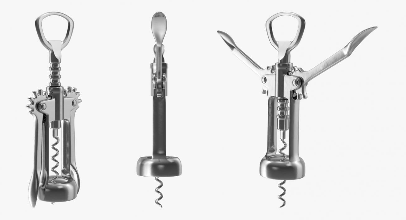 3D Wing Corkscrew Wine Opener